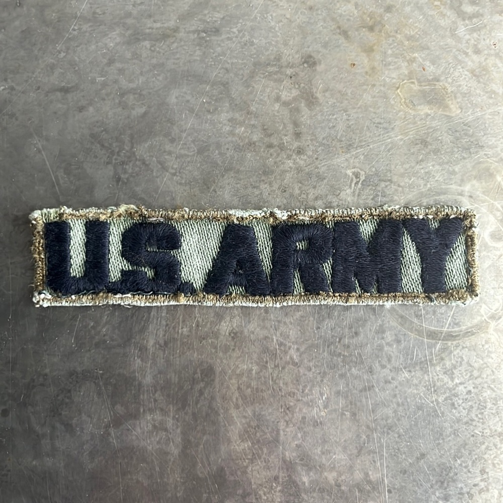 U.S. ARMY fully embroidered tape patch - Vintage